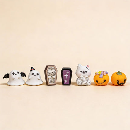 Horror House - Decorative Mini Figures - Halloween - 7 Pcs - ↑ 1 - 3 Cm
