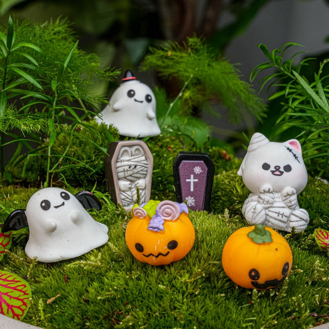 Horror House - Decorative Mini Figures - Halloween - 7 Pcs - ↑ 1 - 3 Cm