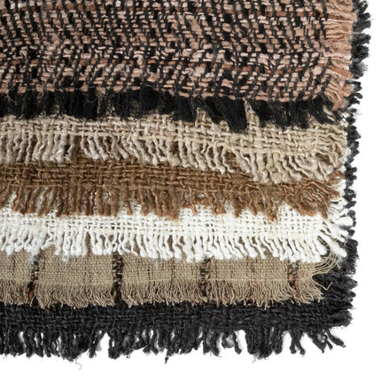 The Oh My Gee Placemat - Beige Black - Set Of 4