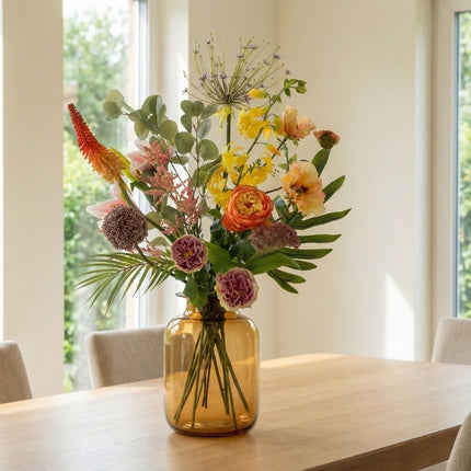 Artificial Flower Bouquet - Tropical Chic Deluxe - Real Touch - 13 Stems - ↑ 105 Cm