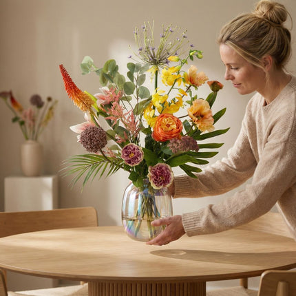 Artificial Flower Bouquet - Tropical Chic Deluxe - Real Touch - 13 Stems - ↑ 105 Cm