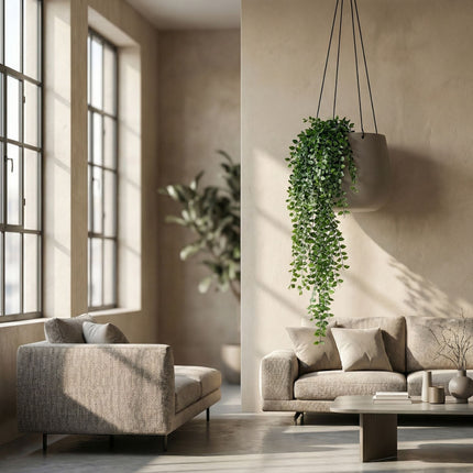 Artificial Ficus Pumila - Hanging Plant - 80 Cm