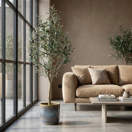 Artificial Olive Tree In Pot - Artificial Plant - 140 Cm