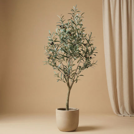 Artificial Olive Tree In Pot - Artificial Plant - 140 Cm