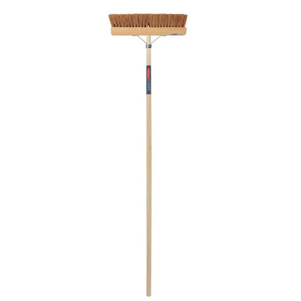 Dustpan Broom - Coconut - 40 Cm - Wooden Handle 150 Cm