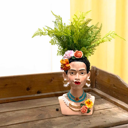 Flower Lady Vase - 30 Cm - Waterproof Decorative Vase