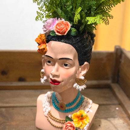 Flower Lady Vase - 30 Cm - Waterproof Decorative Vase
