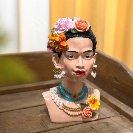 Flower Lady Vase - 30 Cm - Waterproof Decorative Vase
