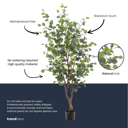 Eucalyptus Tree - 120 Cm - Artificial Plant