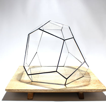 Geometric Terrarium - Torno - Vivarium - ↑ 28 X 26 X 24 Cm (Lxwxh) - Glass
