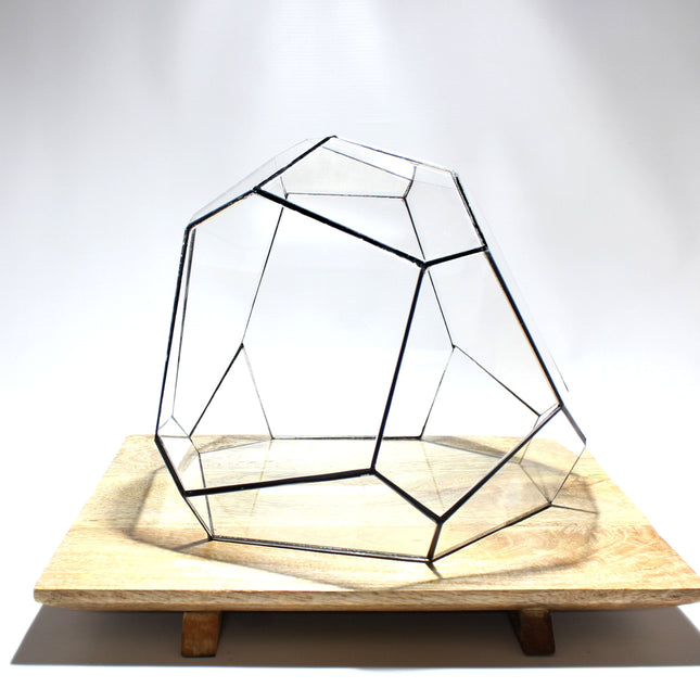 Geometric Terrarium - Torno - Vivarium - ↑ 28 X 26 X 24 Cm (Lxwxh) - Glass