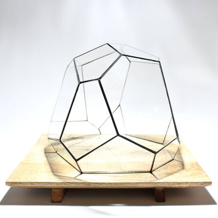 Geometric Terrarium - Torno - Vivarium - ↑ 28 X 26 X 24 Cm (Lxwxh) - Glass