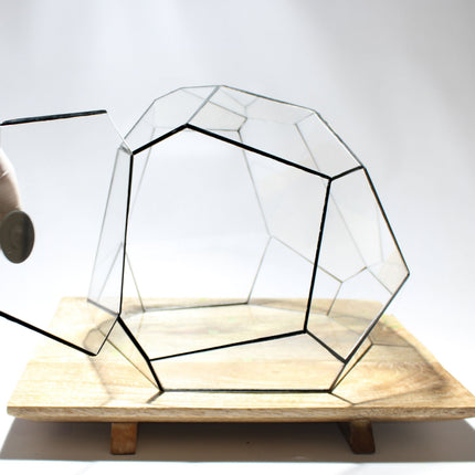 Geometric Terrarium - Torno - Vivarium - ↑ 28 X 26 X 24 Cm (Lxwxh) - Glass