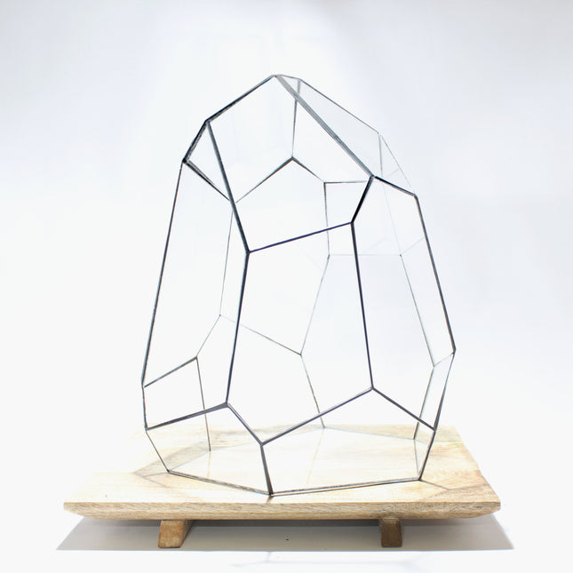Geometric Terrarium - Stellar - Vivarium - 27X27X36 Cm - Waterproof - Glass