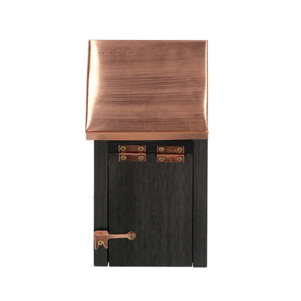 Winter Wren Birdhouse - Nesting Box - Black Copper