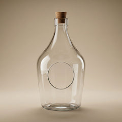 Terrarium Bottle With Cork - Open Terrarium Ø 16 Cm ↑ 30 Cm