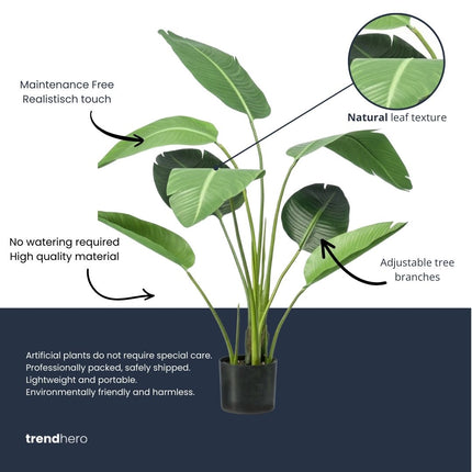 Strelitzia 120 Cm - Artificial Plant