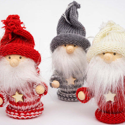 Dolls Gnome / Star Sweater – 8 Cm - Set Of 6
