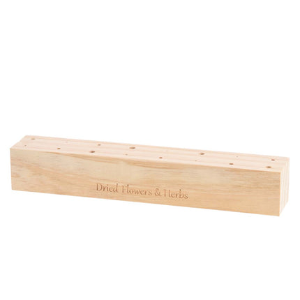 Wooden Dried Flower Stand - L - Flowers And Herbs