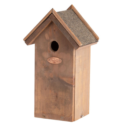 Birdhouse - Great Tit  | ↑ 31.5 Cm | Nest Box | Pinewood With Bitumen Roof