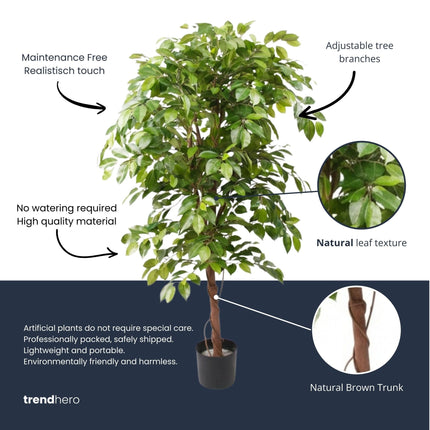 Ficus Deluxe Vine Tree 140 Cm - Artificial Plant