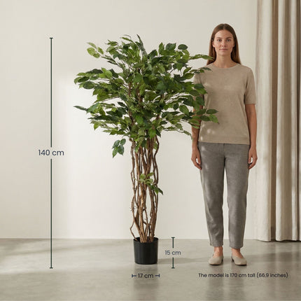Ficus Liana Tree 140Cm - Artificial Plant
