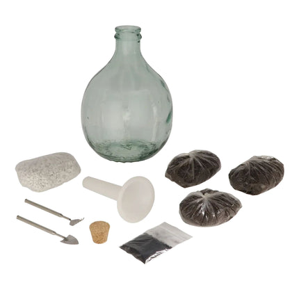 Diy Plant Terrarium Set 5L - Create Your Own Closed Bottle Garden | In Gift Box