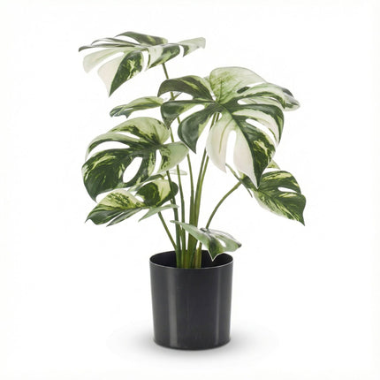 Monstera Bush In Pot 40Cm - Artificial Plant