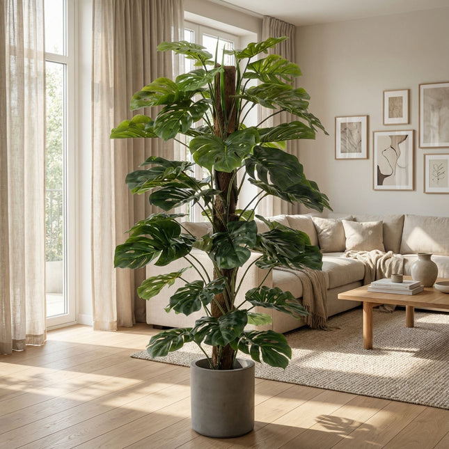 Monstera On Pole 150 Cm - Artificial Plant