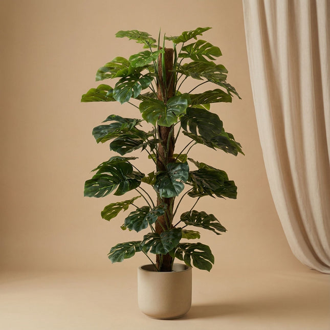 Monstera On Pole 150 Cm - Artificial Plant