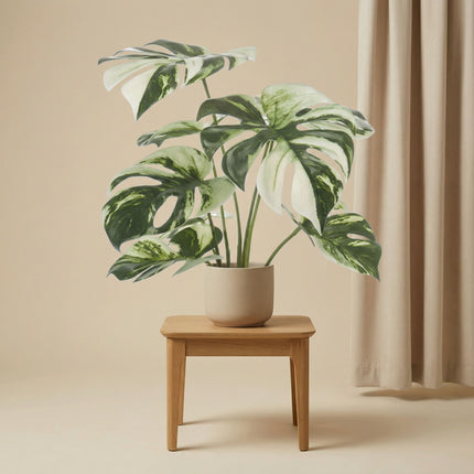 Monstera Bush In Pot 40Cm - Artificial Plant