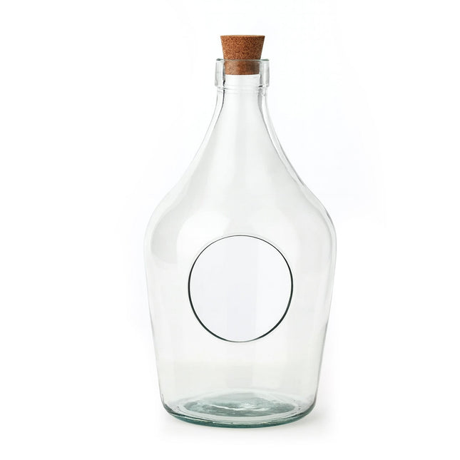 Terrarium Bottle With Cork - Open Terrarium Ø 16 Cm ↑ 30 Cm
