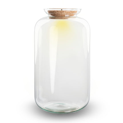 Terrarium With Cork - Sven Xl With Led Light - Closed Terrarium ↑ 43 Cm