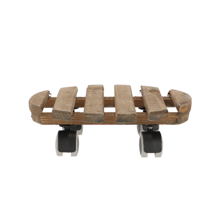 Wooden Plant Trolley - Ø 29 Cm